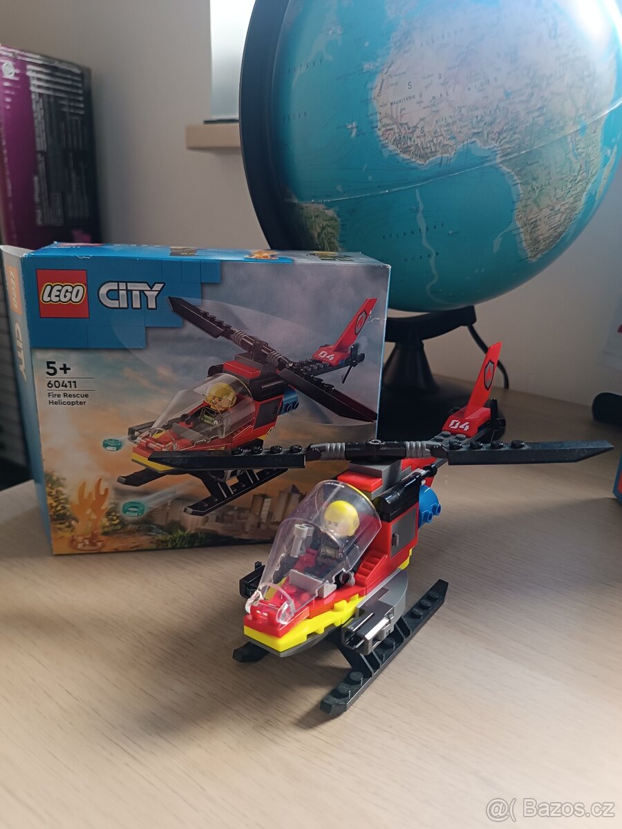 Lego City hasičský záchranný vrtulník