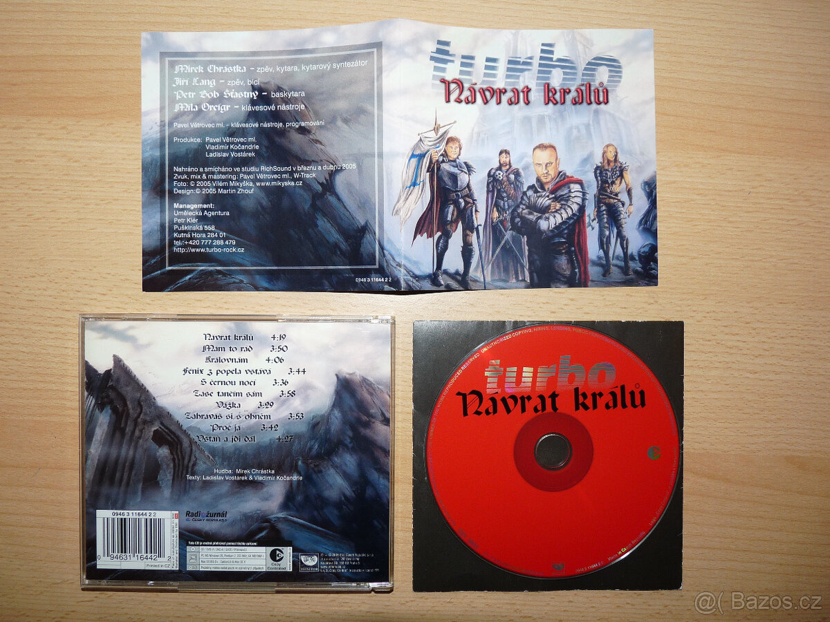 prodám CD TURBO-Návrat Králů 2005 Monitor records RARITA