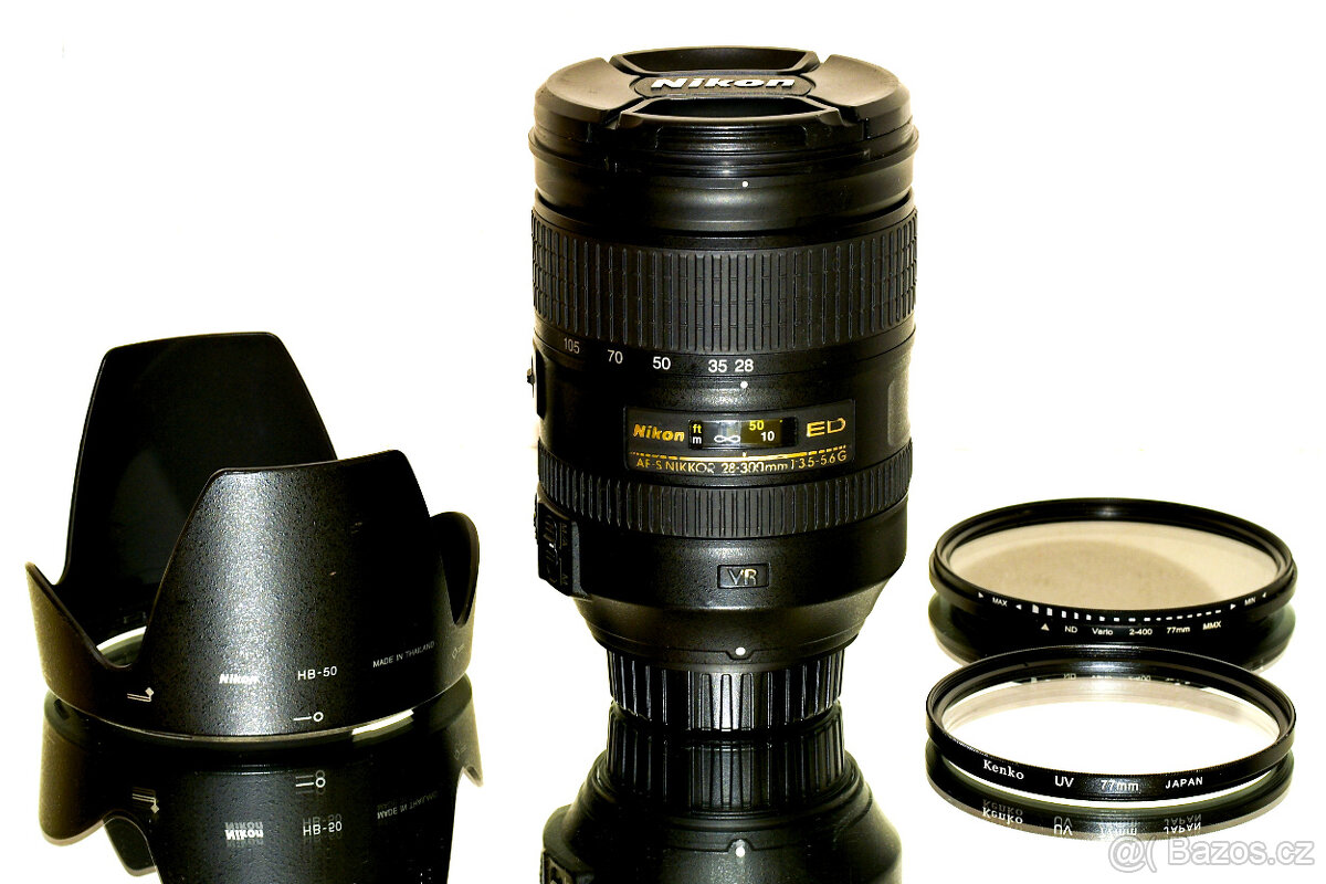 Nikon AF-S 28-300mm f/3,5-5,6 G ED VR + UV + ND Vario