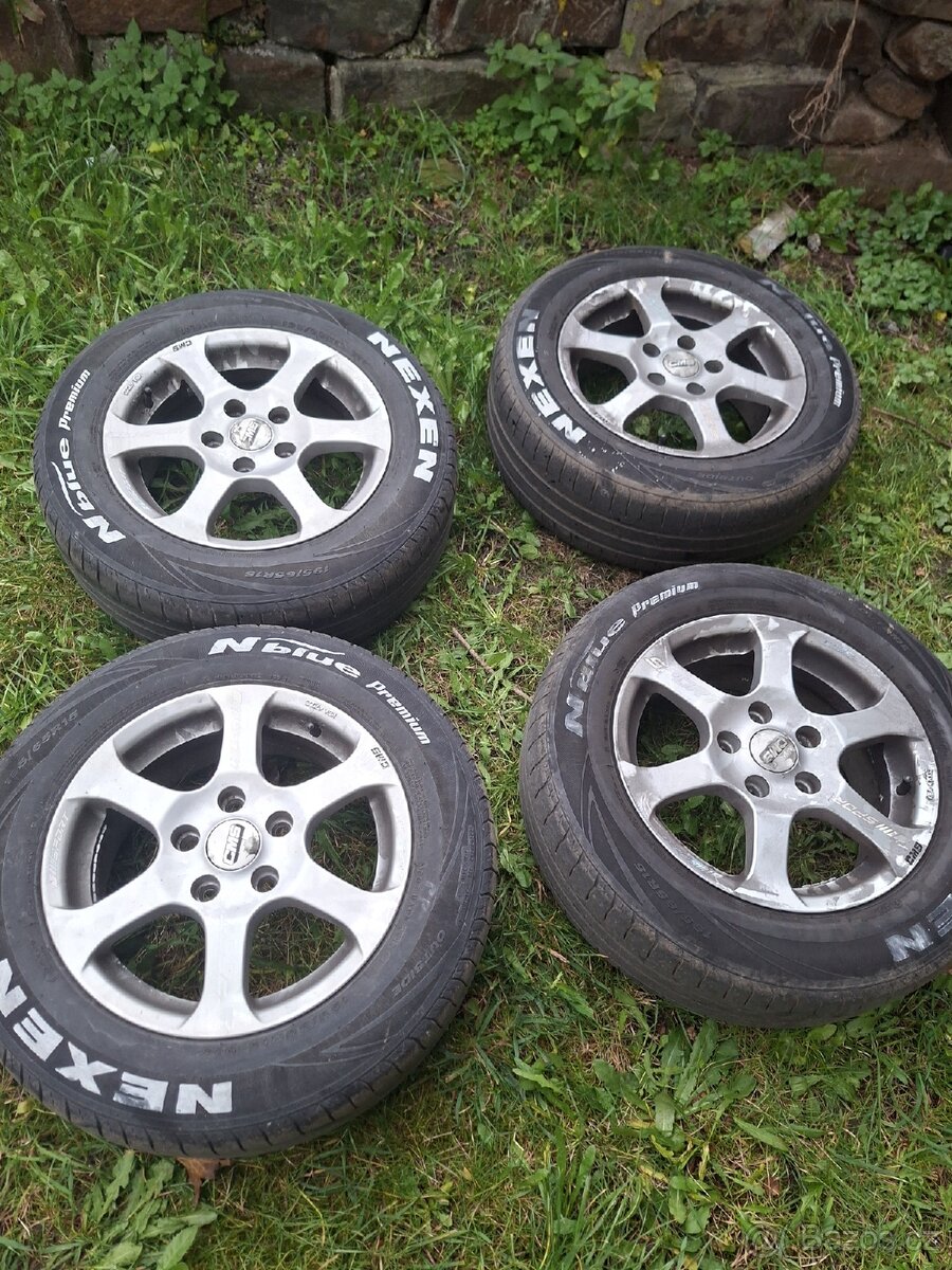 Alu kola r15 5x112 + pneu
