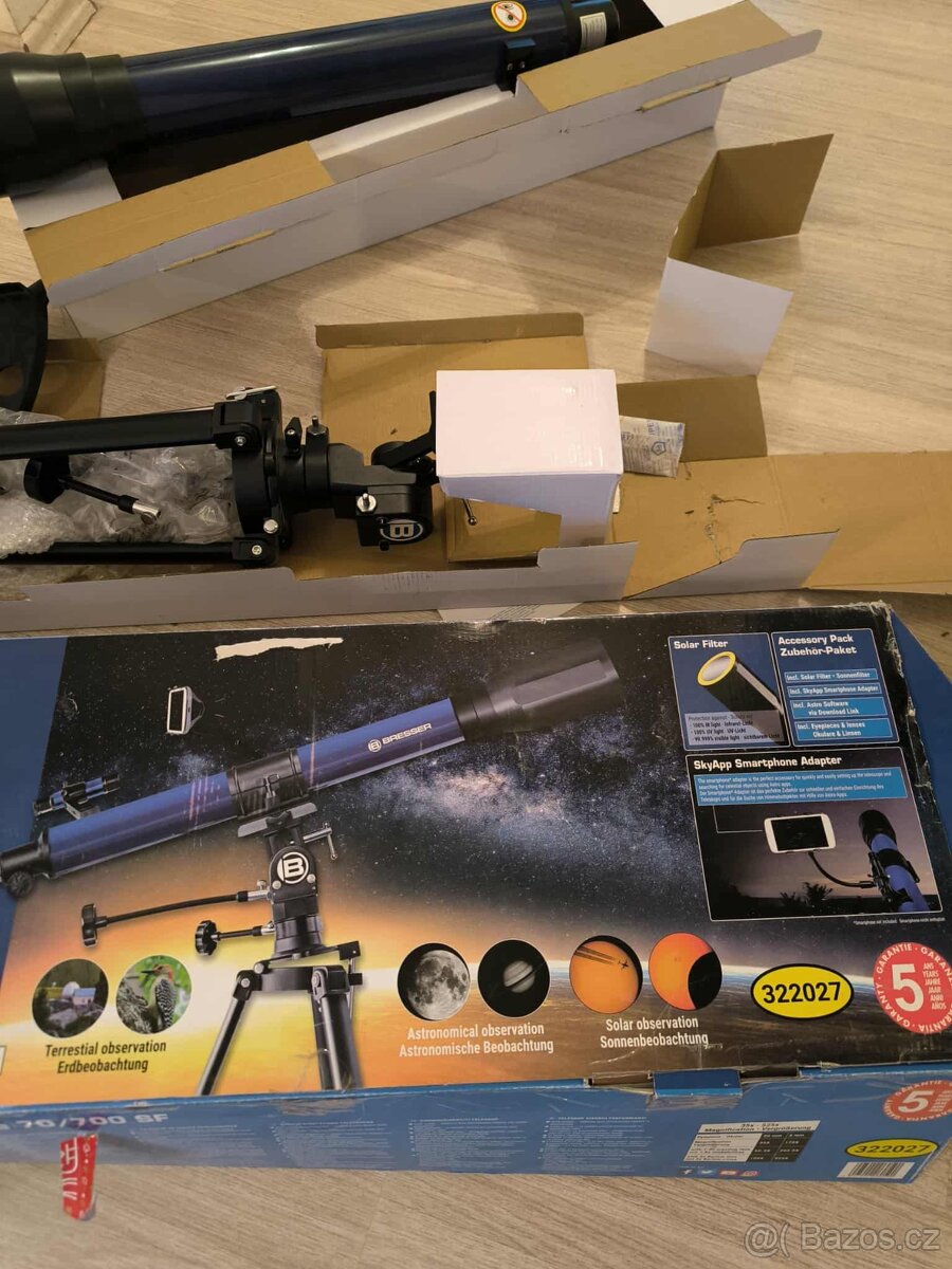 dalekohled BRESSER skylux 70/700 SF