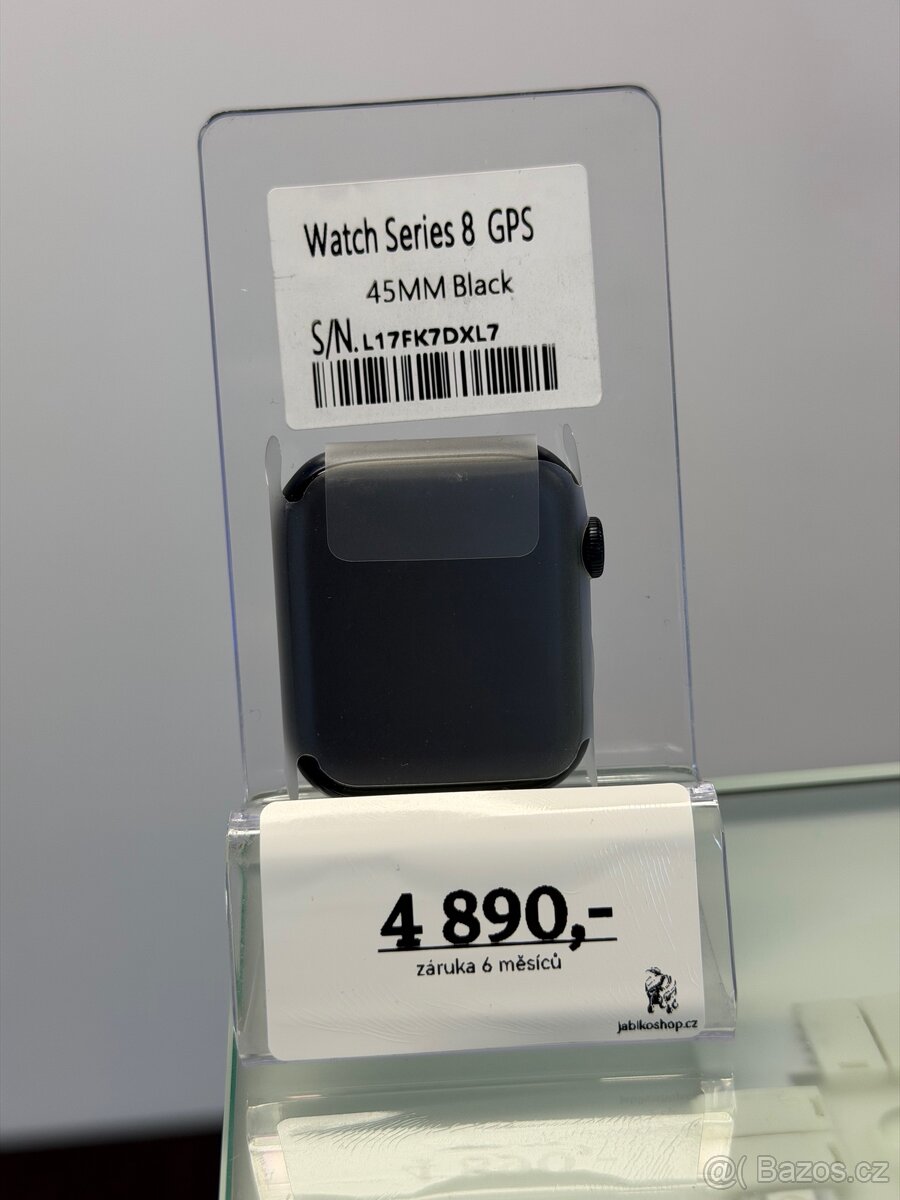 Apple Watch 8 - 45mm - 6M ZÁRUKA