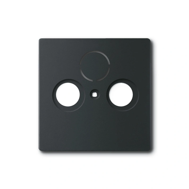 Kryt zásuvka anténní TV/R/SAT ABB Future mechová černá