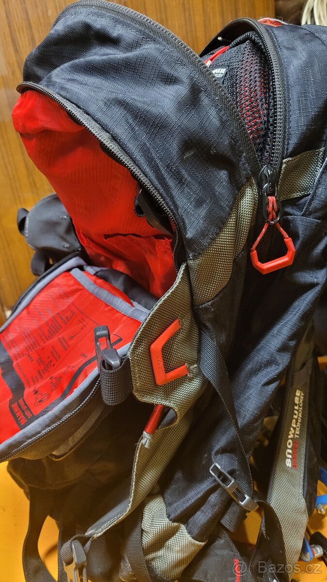 Lavinový batoh s výbavou
