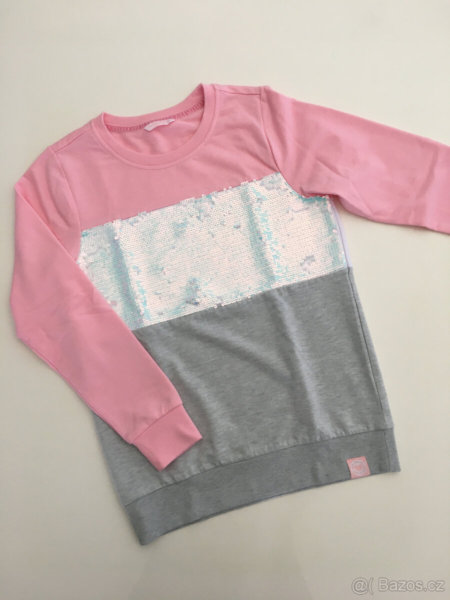 Dívčí tričko/mikina Lewro, vel. 152/158