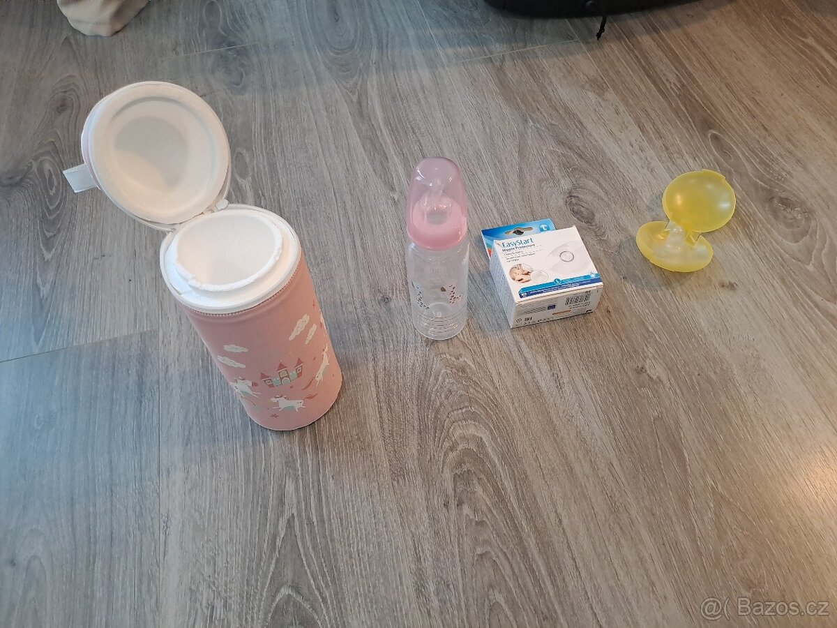 Kojící kloboučky, lahvička