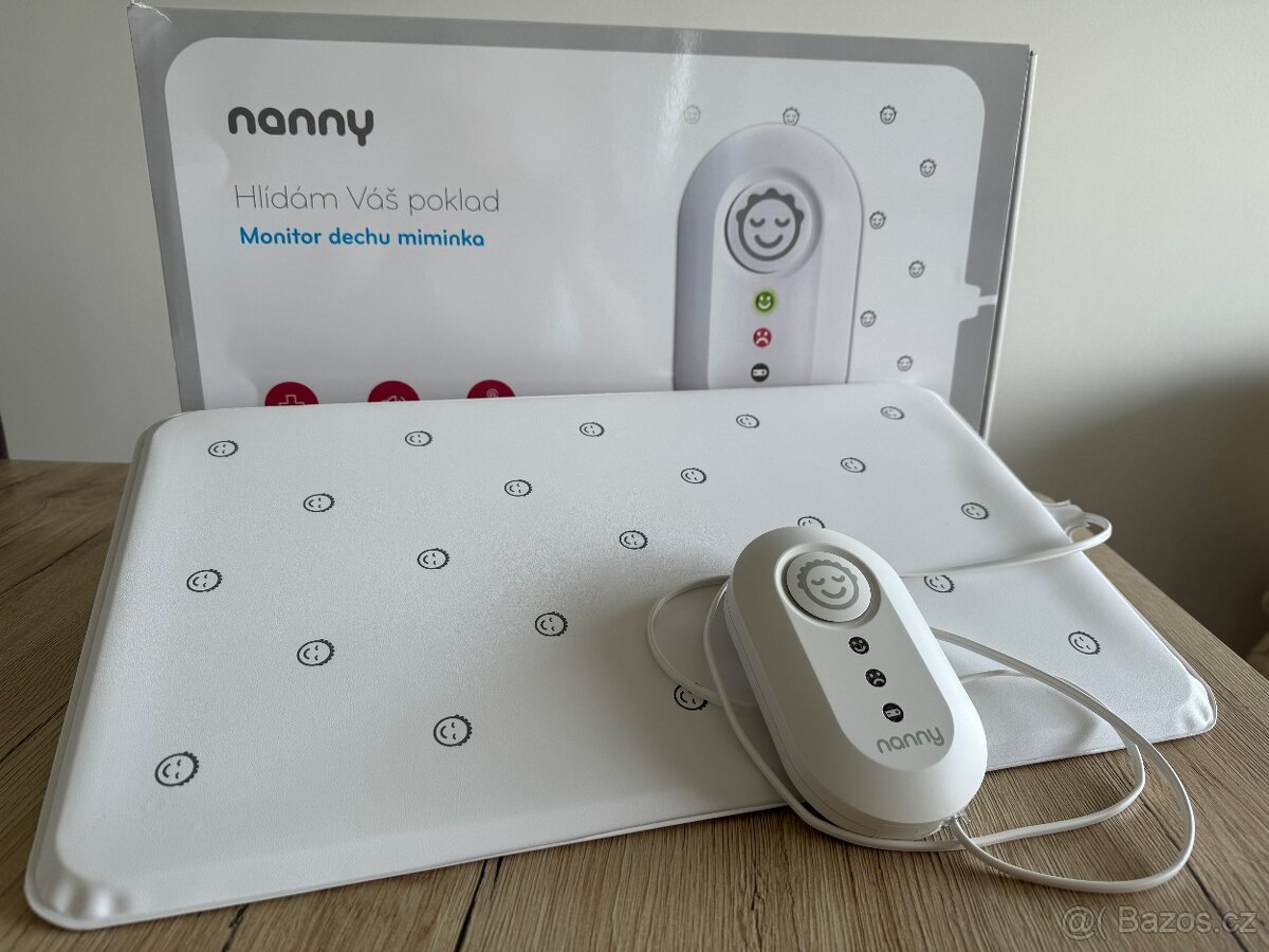 Jablotron Nanny monitor dechu - top stav, V ZARUCE, doklad