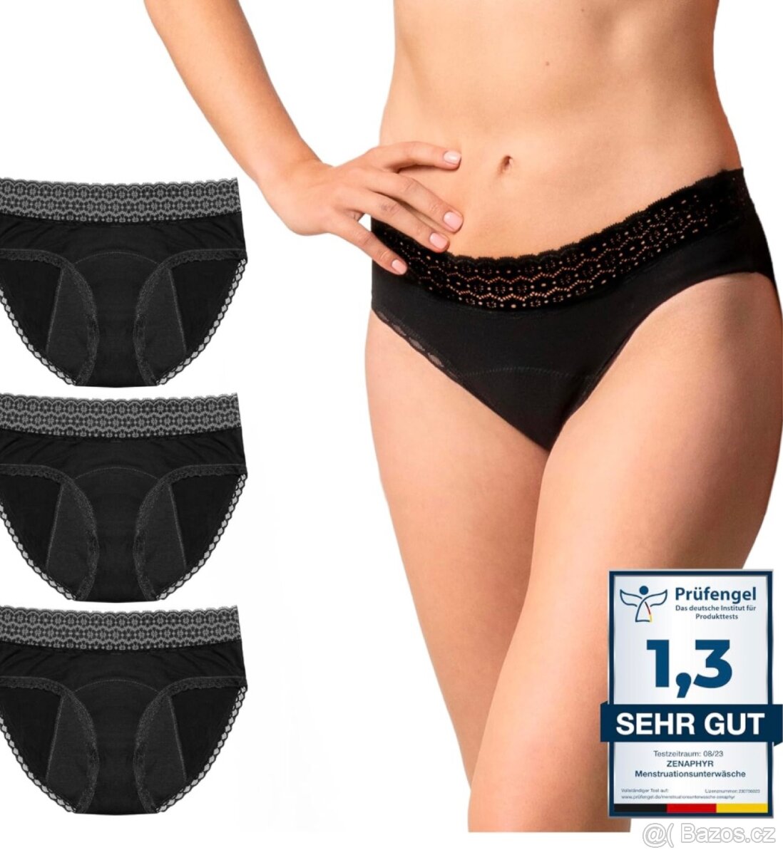 Menstruační kalhotky … sada 3 ks