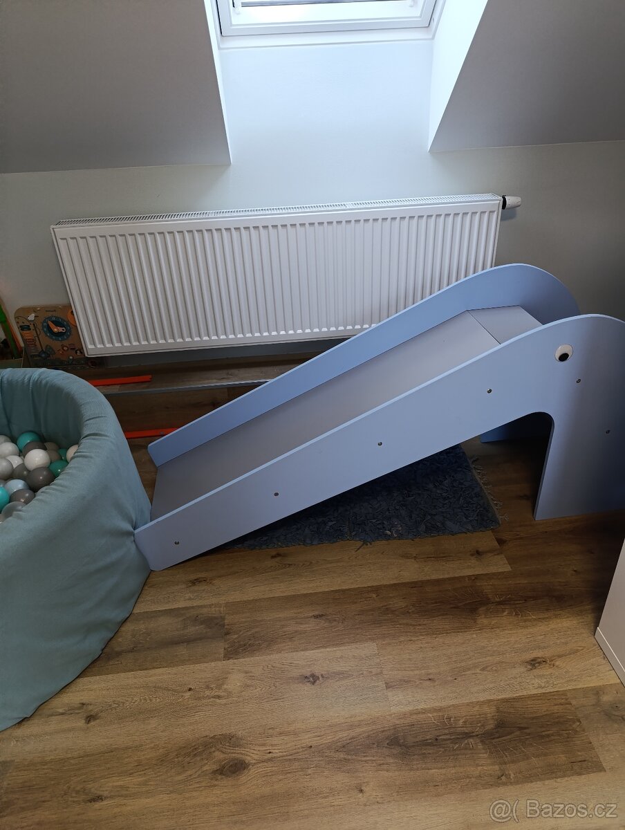 Klouzačka dřevěná dětská Maxi 155 cm