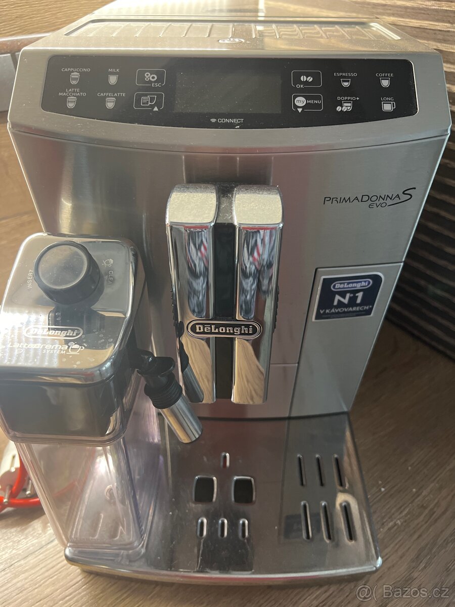 Prodám kávovar delonghi primadonna S evo