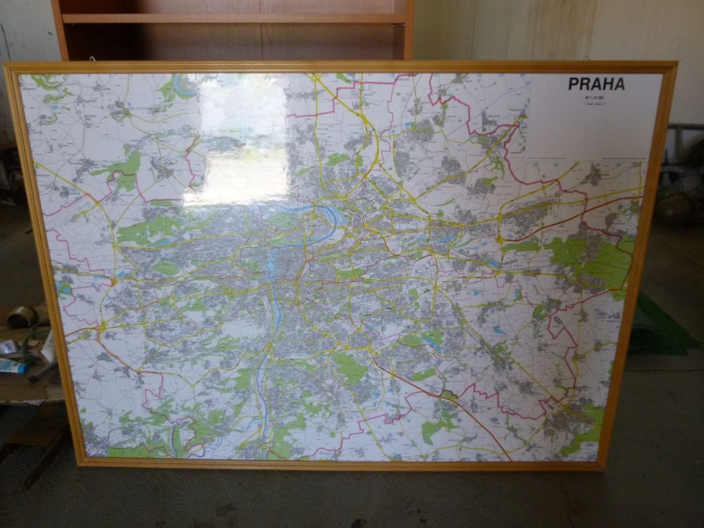 Mapa Prahy