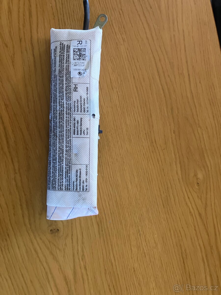 airbag sedadla škoda