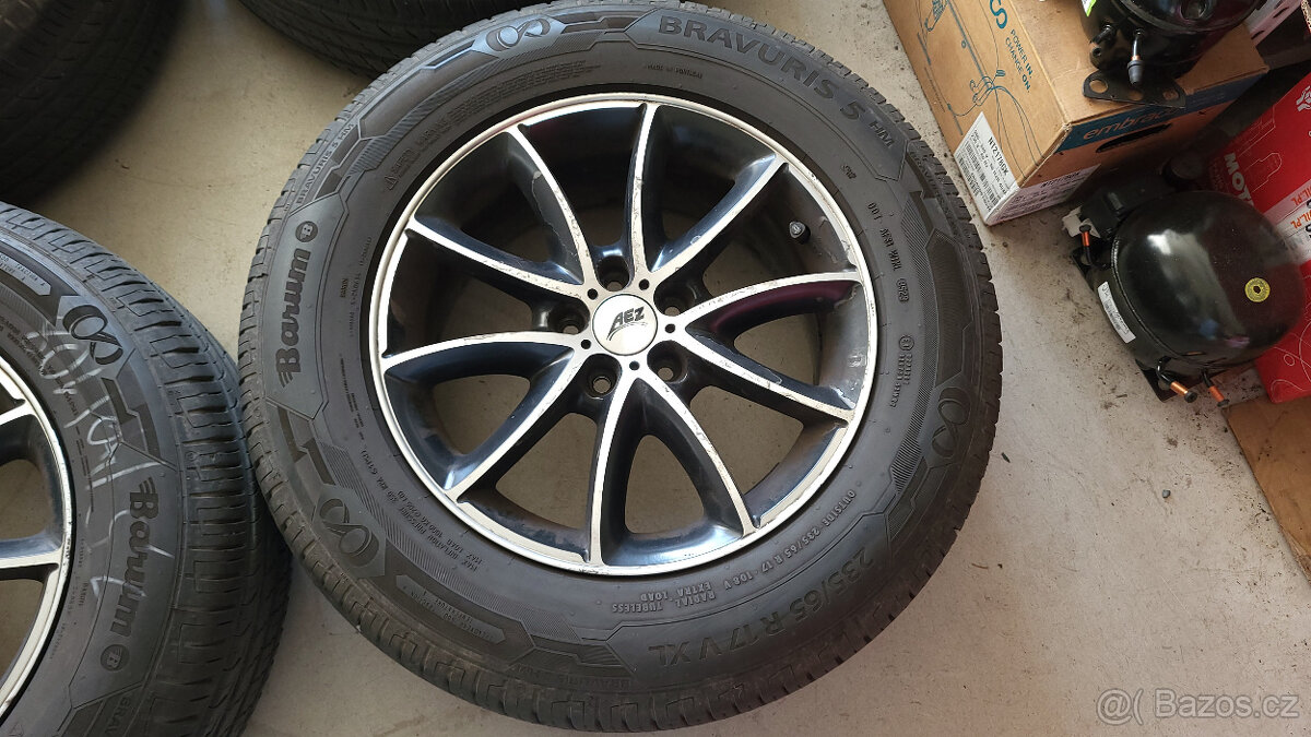 99% letní ALU kola 17" 5x108 XC90, XC60, Freelander