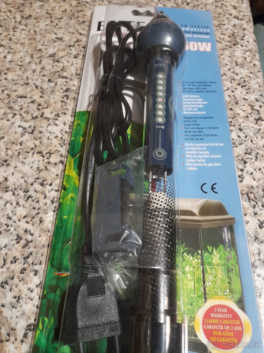 Prodám akvarijní topítko s regulací nové nerozbale