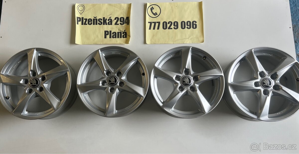Sada nových ALU kol Škoda |5x112, R16|