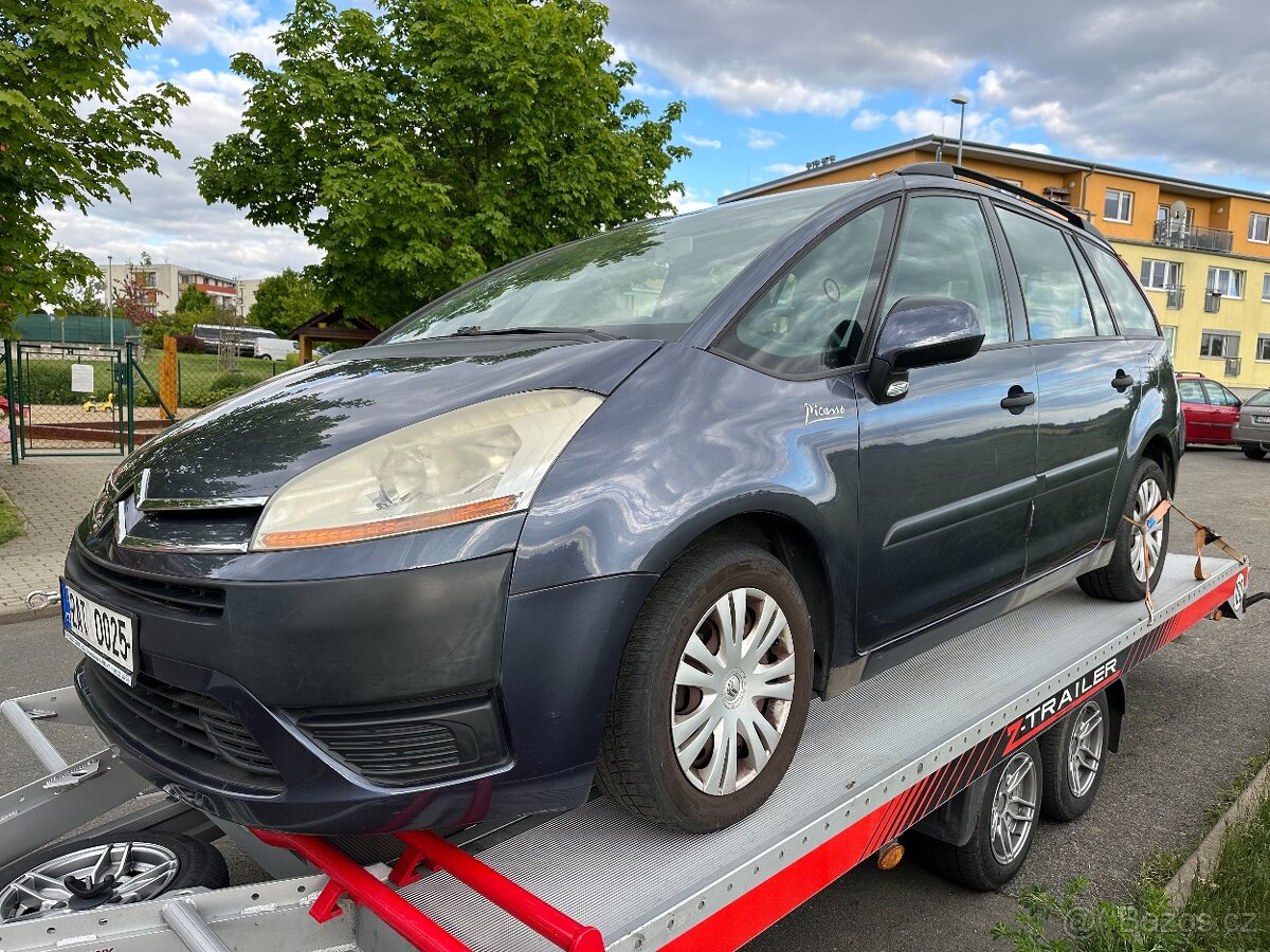 C4 1,6 Hdi 80kW 7 míst nepojízdný 6 a 7 sedačka