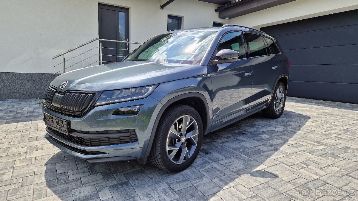 ŠKODA KODIAQ SPORTLINE 2.0 TDI 140KW.4x4.DSG.1.MAJITEL.TOP.