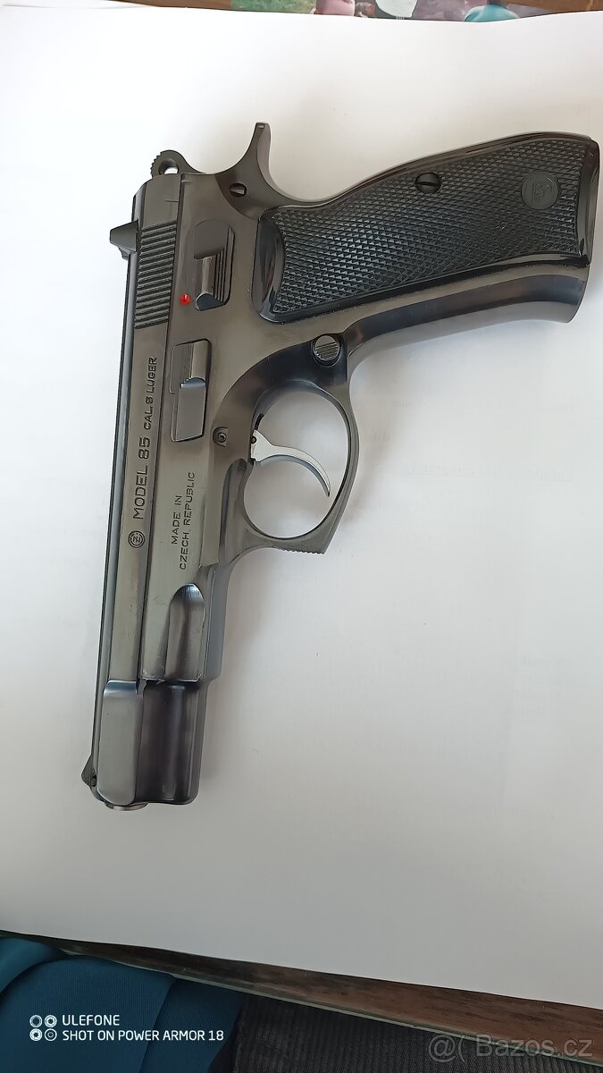 CZ 85 pistole 9mm nepoužívaná