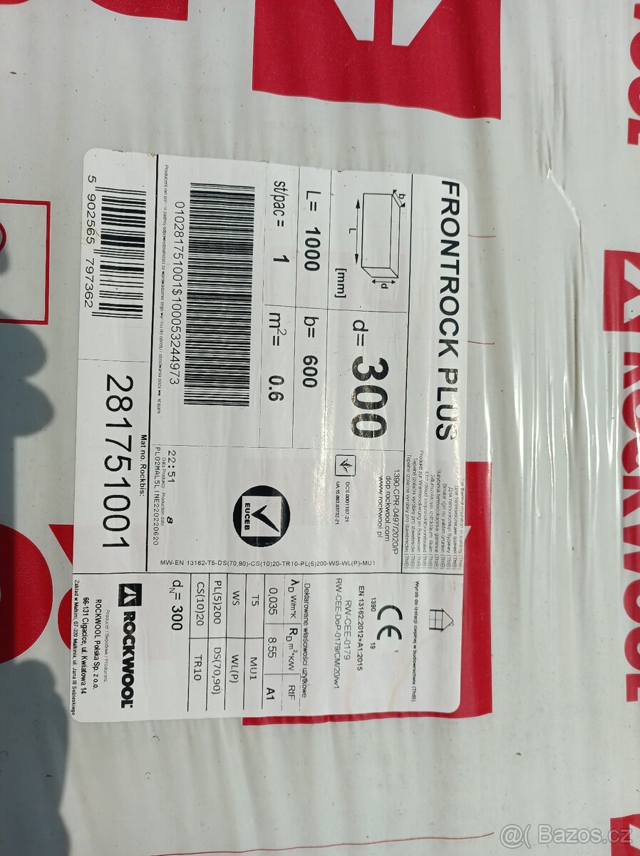 Fasádní vata Rockwool