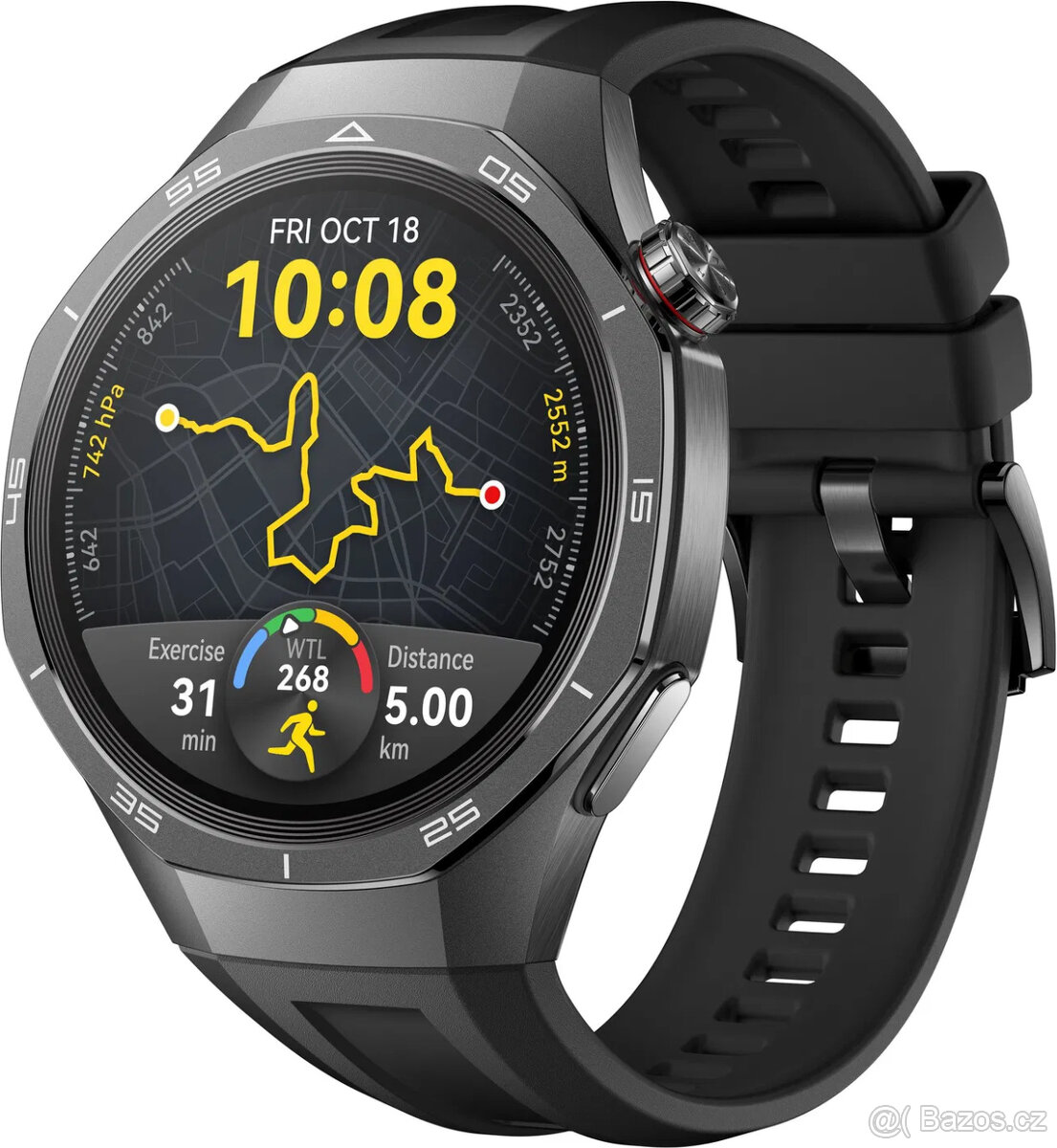 Prodám Huawei Watch 5 GT Pro Black, zaruka v Alza do 03-2027