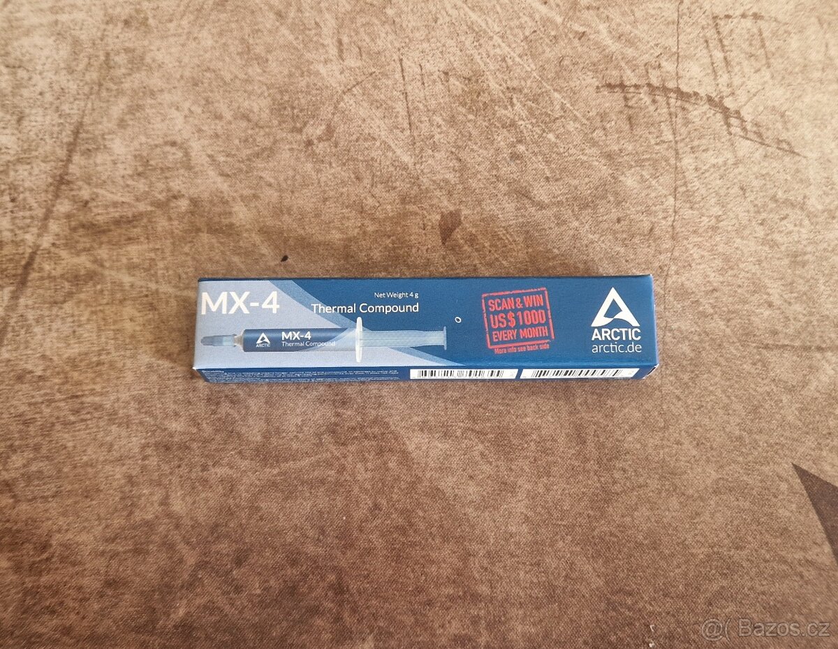 teplovodivá termální pasta ARCTIC MX-4 (4g) /NOVÁ/