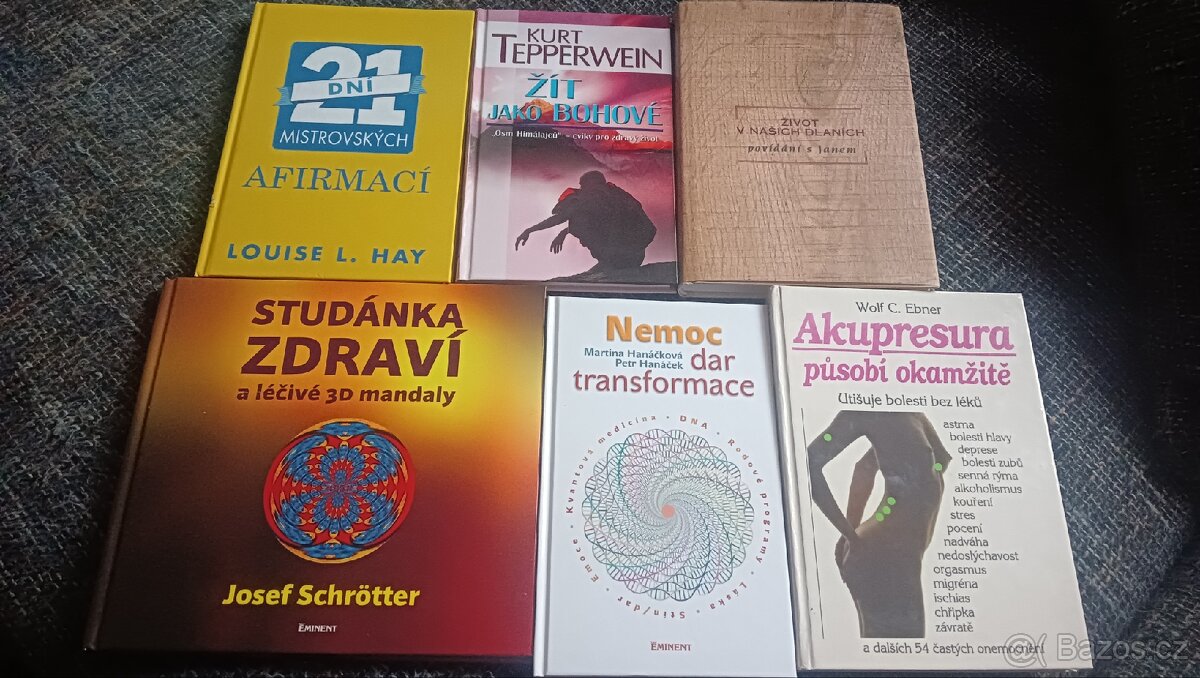 Knihy, zdraví, ezoterika, alternativa