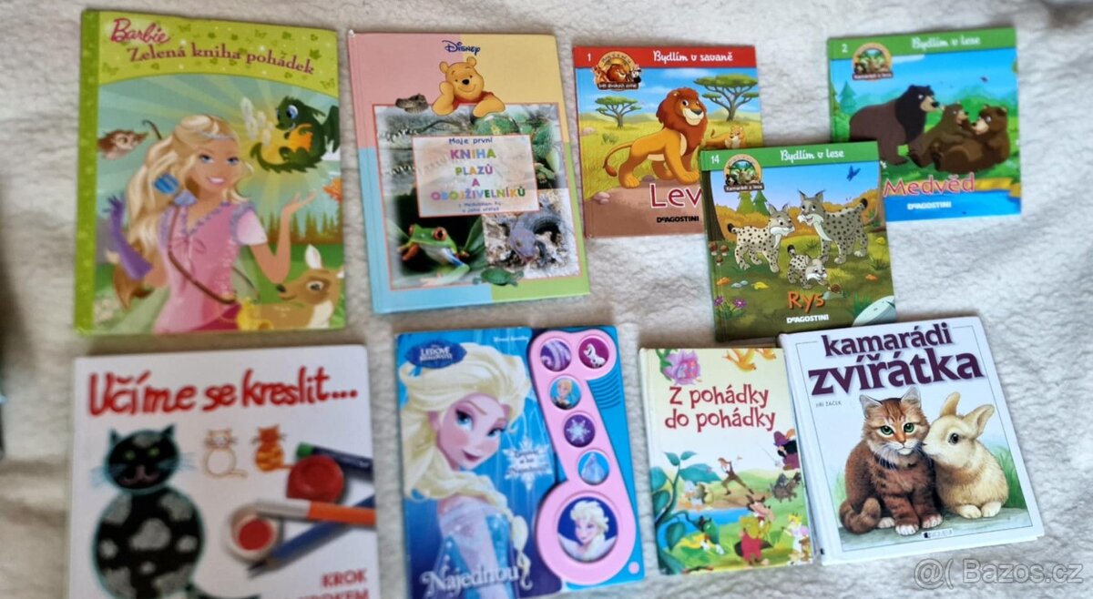 NÁDHERNÉ KNÍŽKY PRO MENŠÍ DĚTI OD 50KČ, NOVÉ
