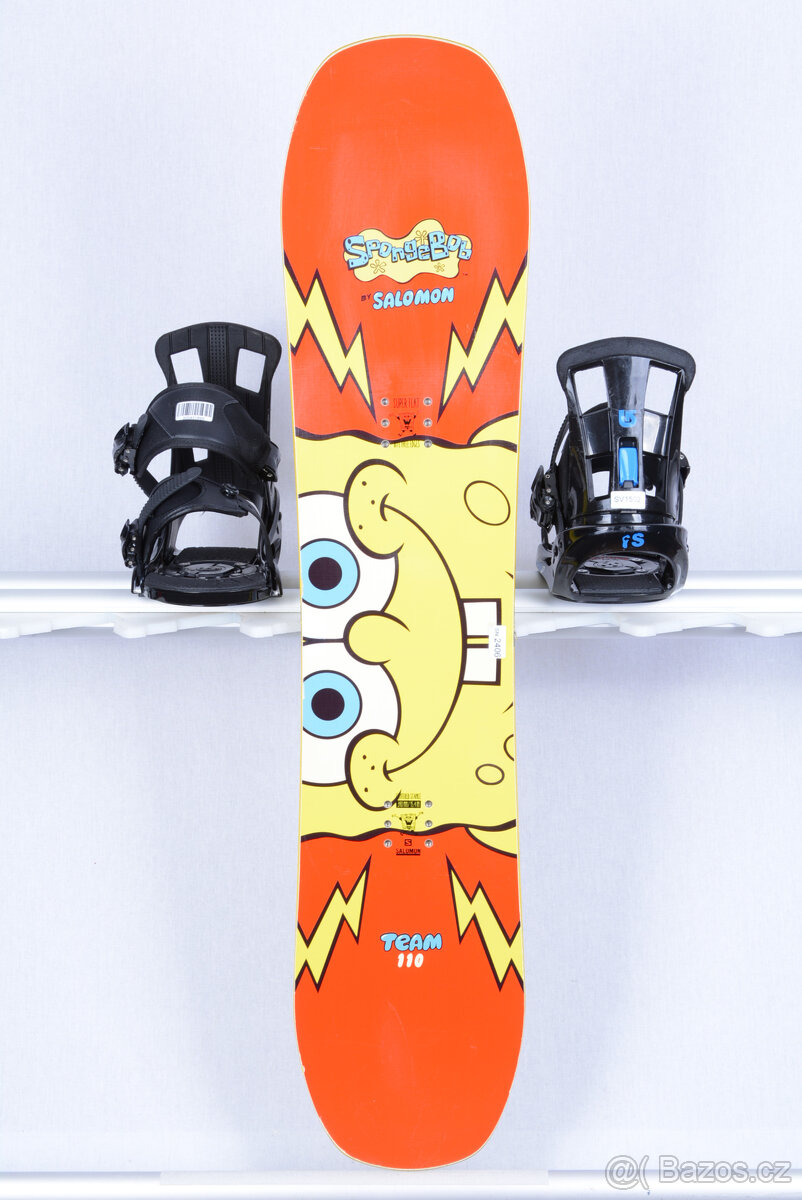 Použity dětský/juniorský snowboard SALOMON SPONGEBOB