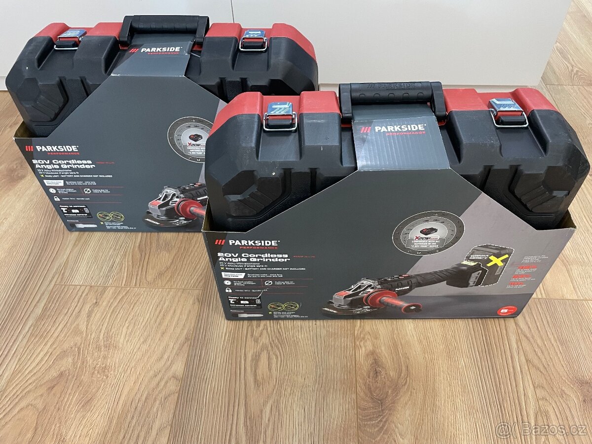 Parkside Performance - Aku úhlová bruska PWSAP 20-Li F6 Nova