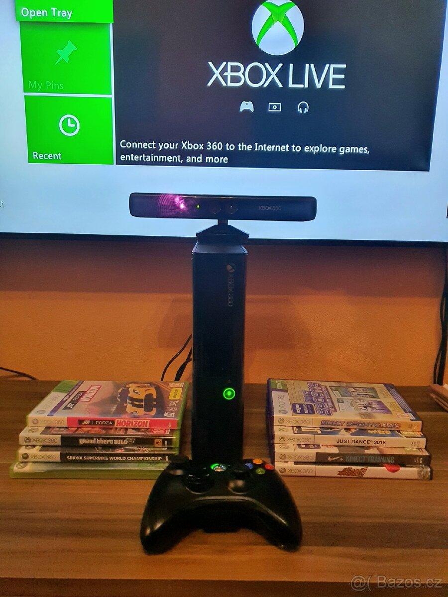 Prodám XBOX 360 kinect ovladač a hry