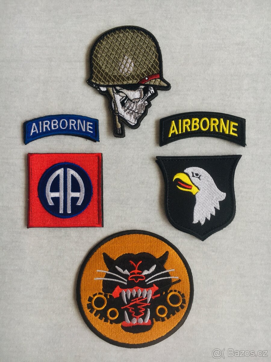 Nášivky/Nálepky US WW2
