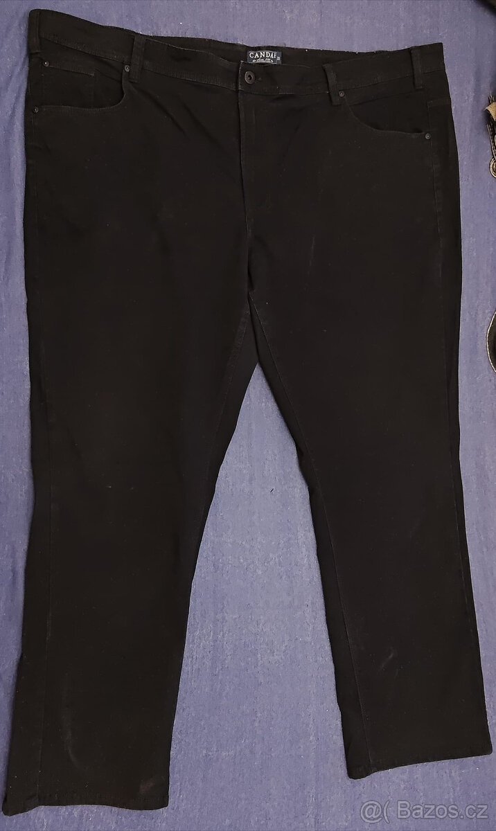 3XL Kalhoty C&A Černé