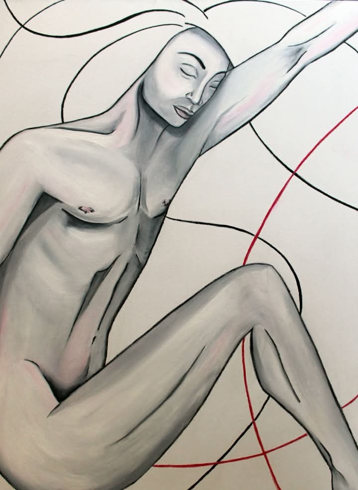 2x obraz Gabriela Dobiášová - MUŽ A ŽENA