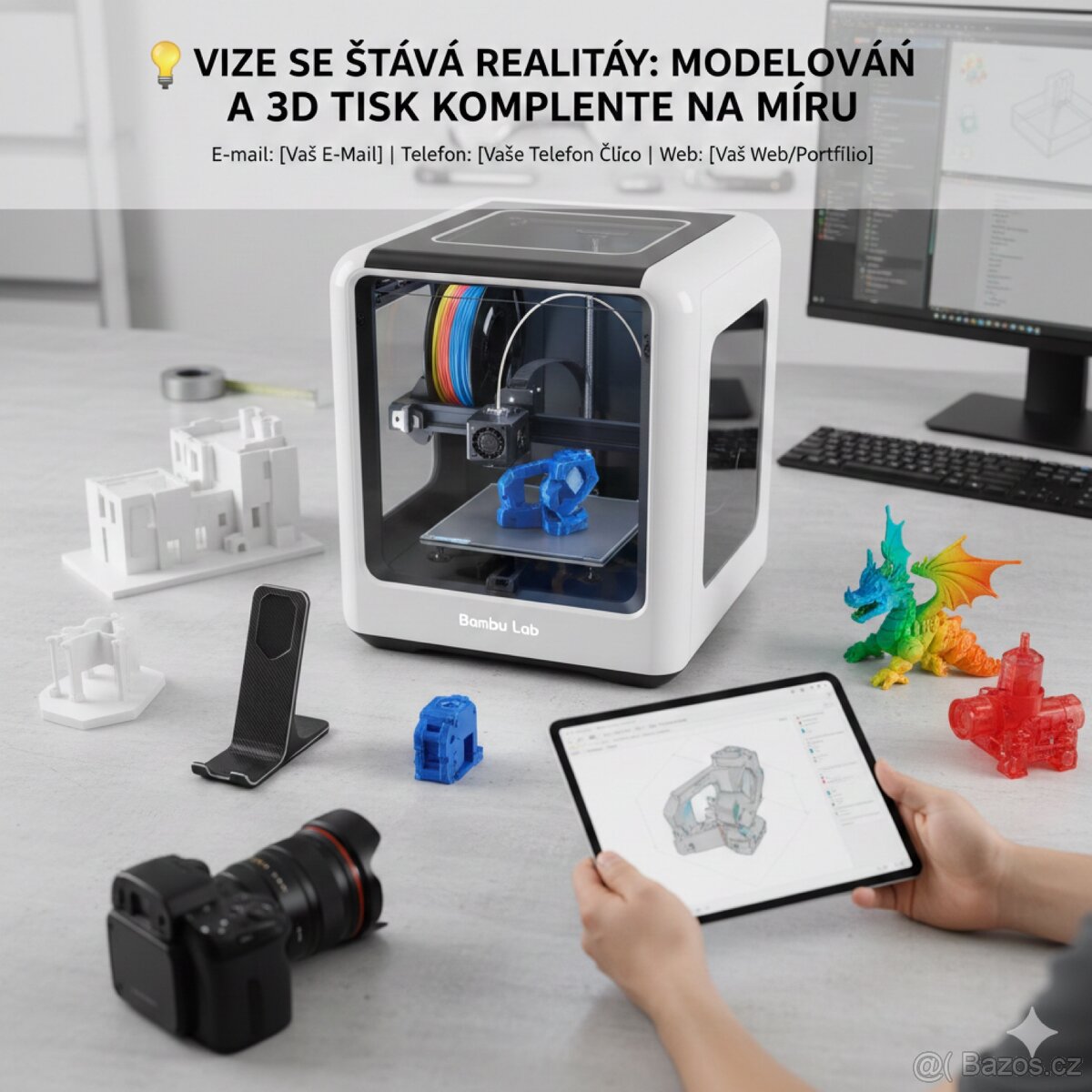 Profesionální 3D Modelování a 3D Tisk – Přesně na Míru