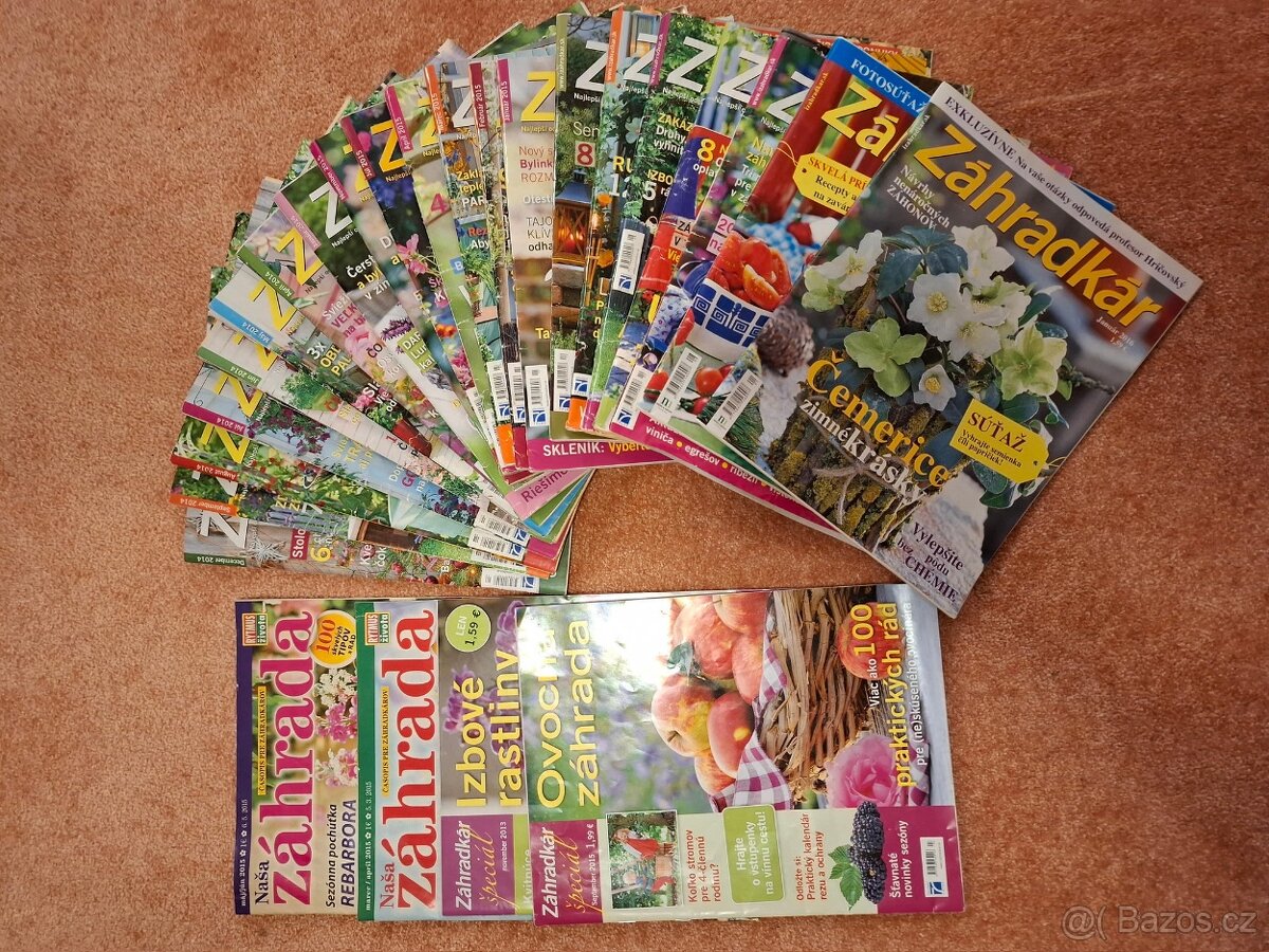 Zahrádkář (slovensky) 2013–2016, 21 čísel