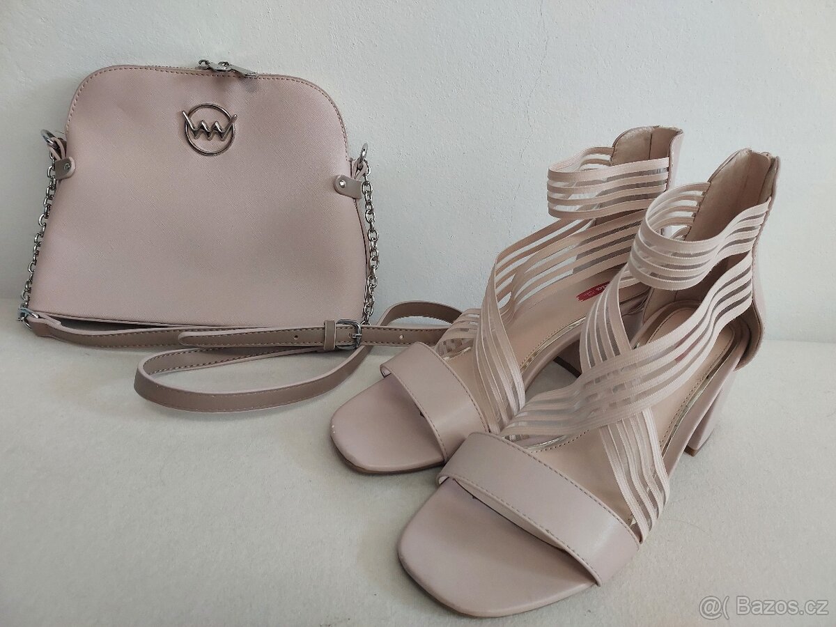 Sandále + kabelka
