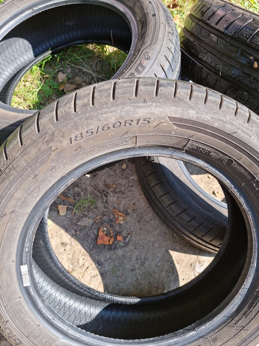 4 ks letní pneumatiky Dunlop 185/60R15 84H
