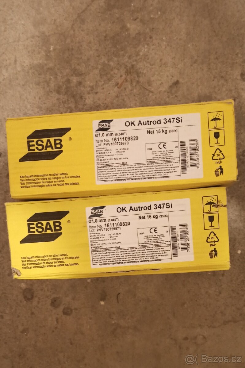 Svareci-Svařovací Nerez Drat Esab Co2+TiG Nerez Drát