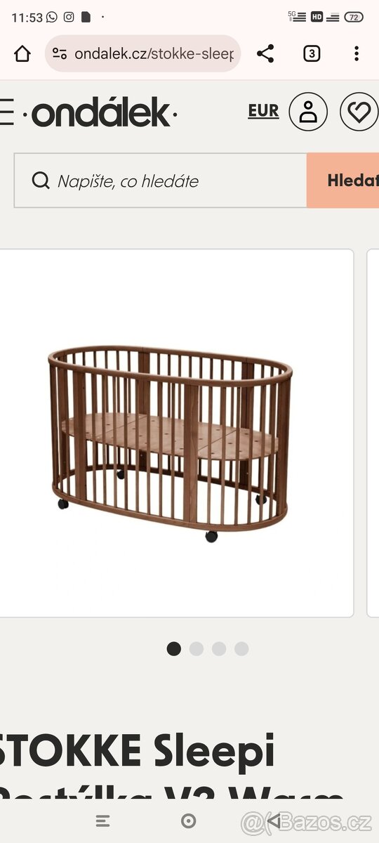 Dĕtská postel Stokke