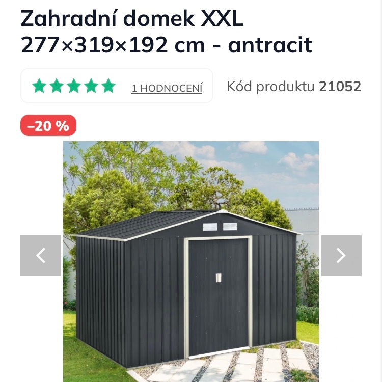 zahradní domek , domek na nářadí