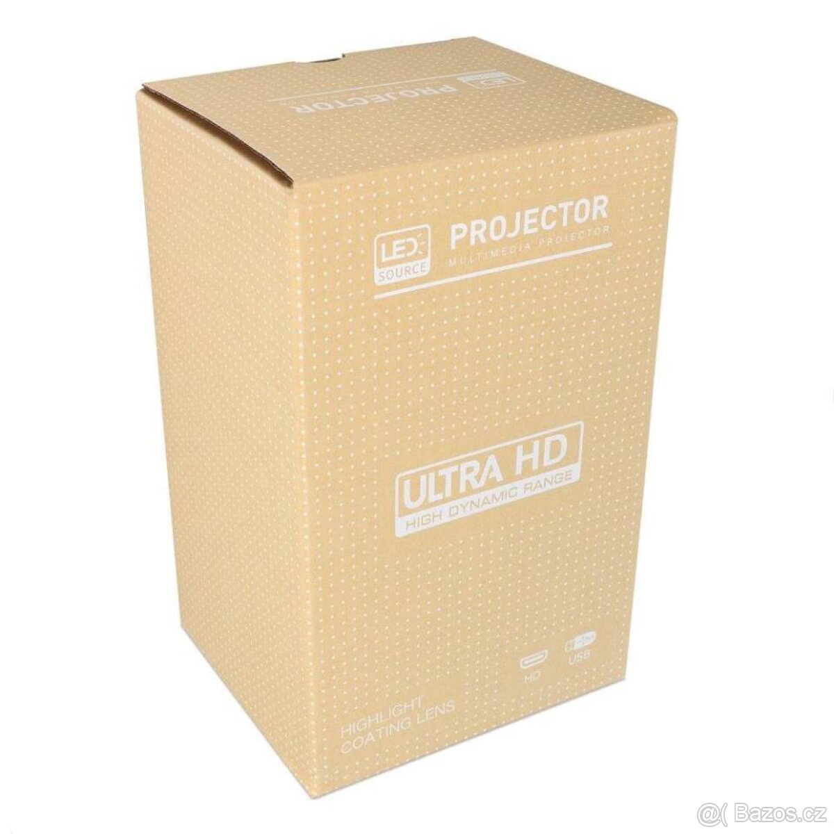 Ultra HD LED projektor Android 11 Wi-Fi Bluetooth USB
