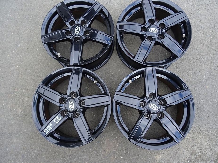 Alu disky origo černé Kia 16", 5x114.3 , ET 36, šíře 6,5J