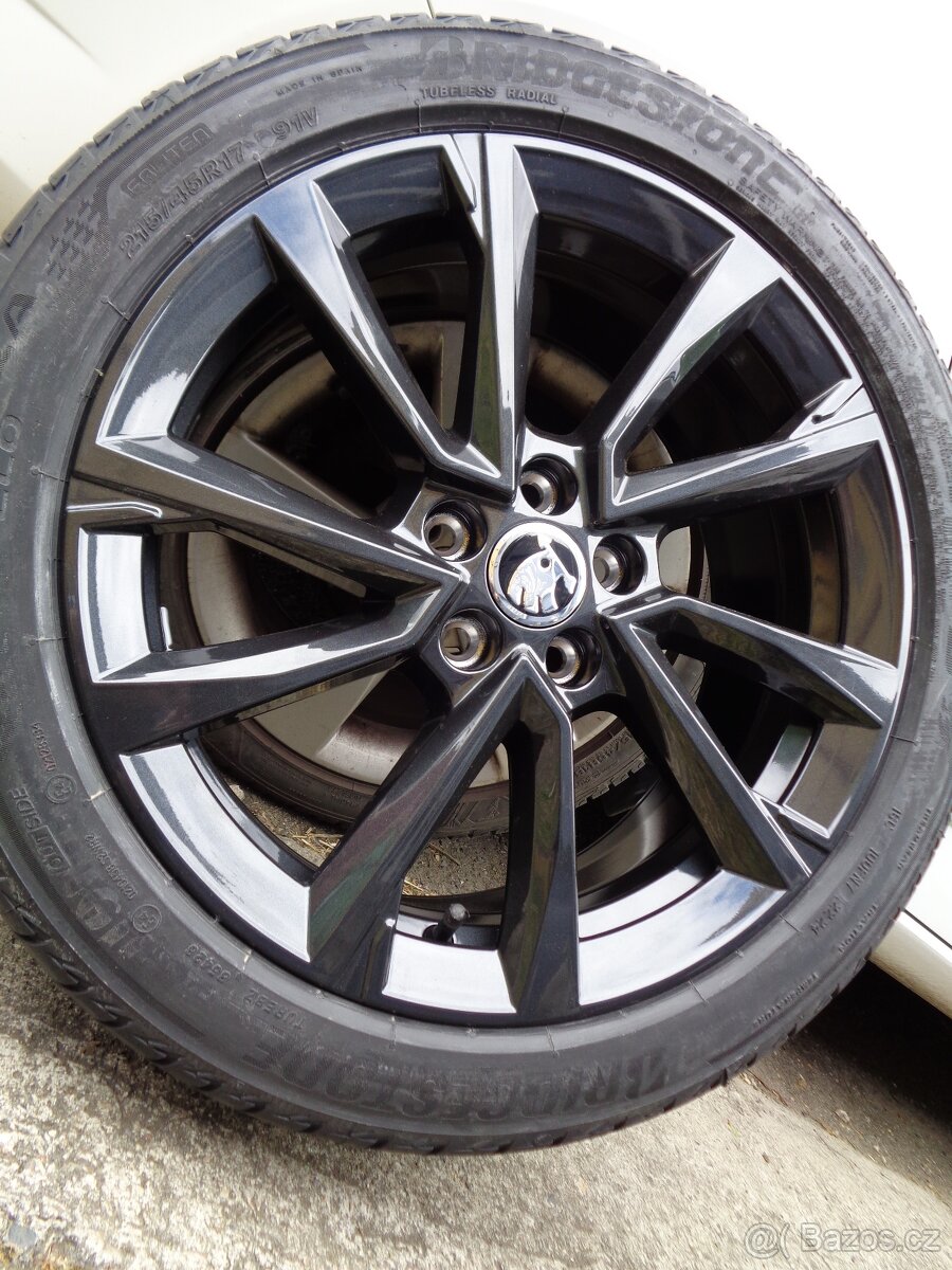 škoda fabia IV 17 nová alu kola 5x100 letní