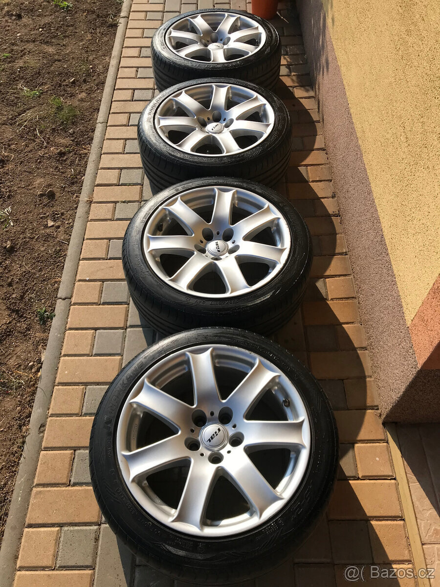 Sada kol RIAL 5x112 R17 8Jx17 ET30 s letním pneu 225/45 R17