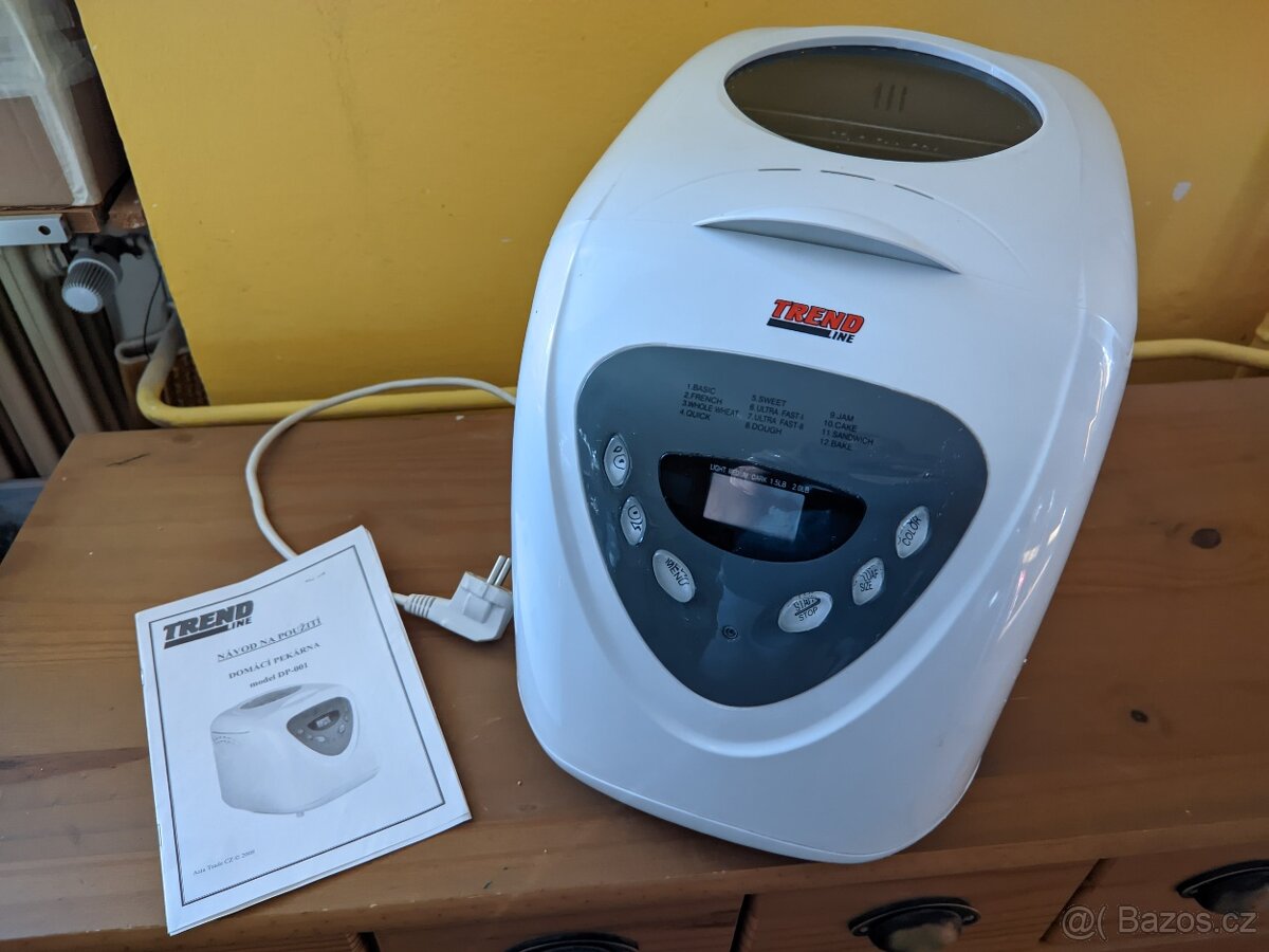 Domácí pekárna, kuchyňský robot
