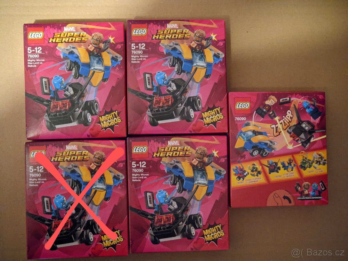 LEGO Super Heroes 76090 Mighty Micros: Star-Lord vs. Nebula