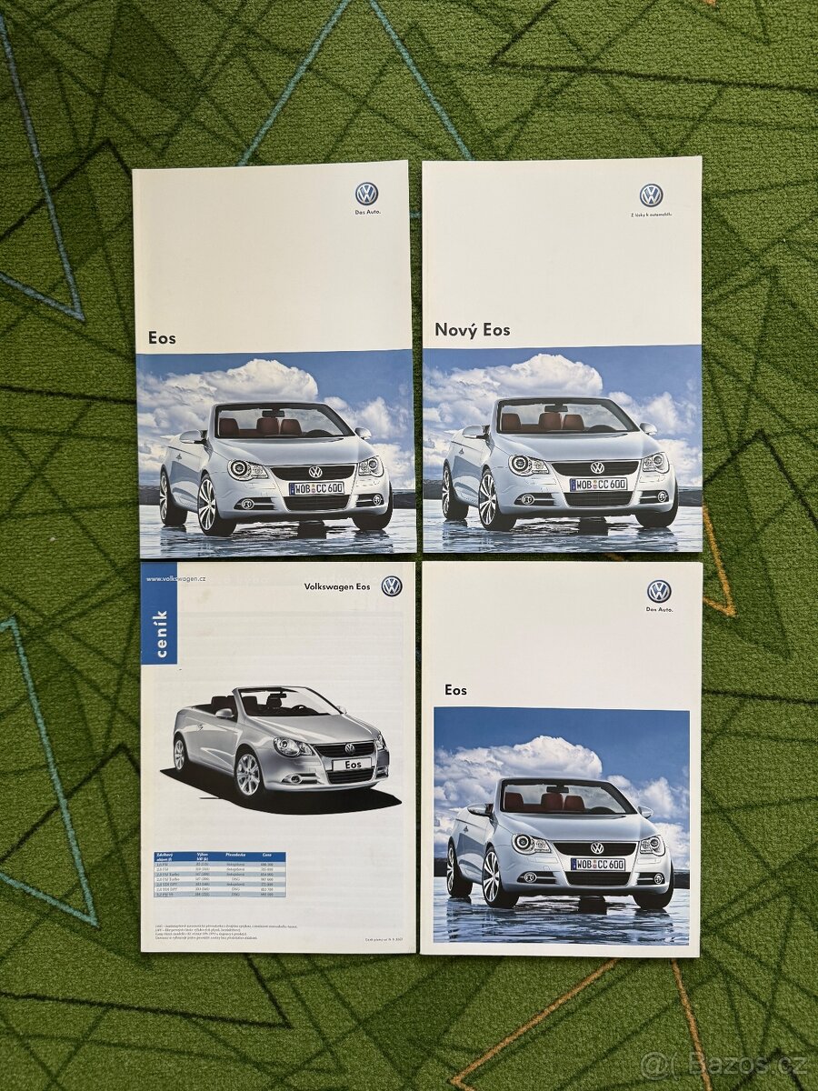 VW Eos, VW Fox, VW Jetta, VW Up prospekty