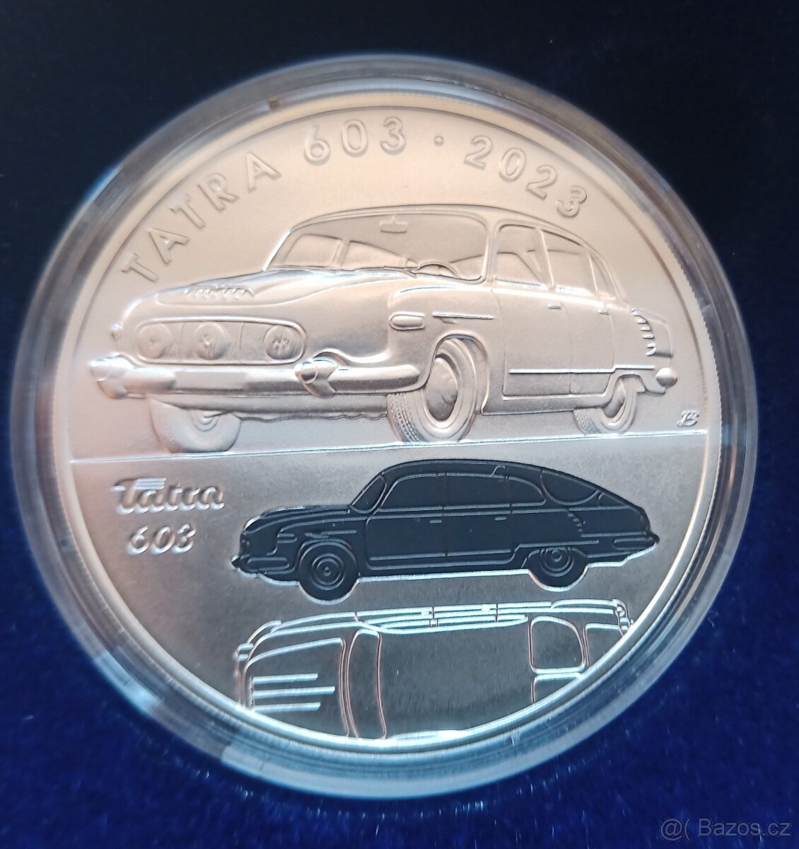 2x PSM ČNB 500 Kč Tatra 603 2023 BK + Proof