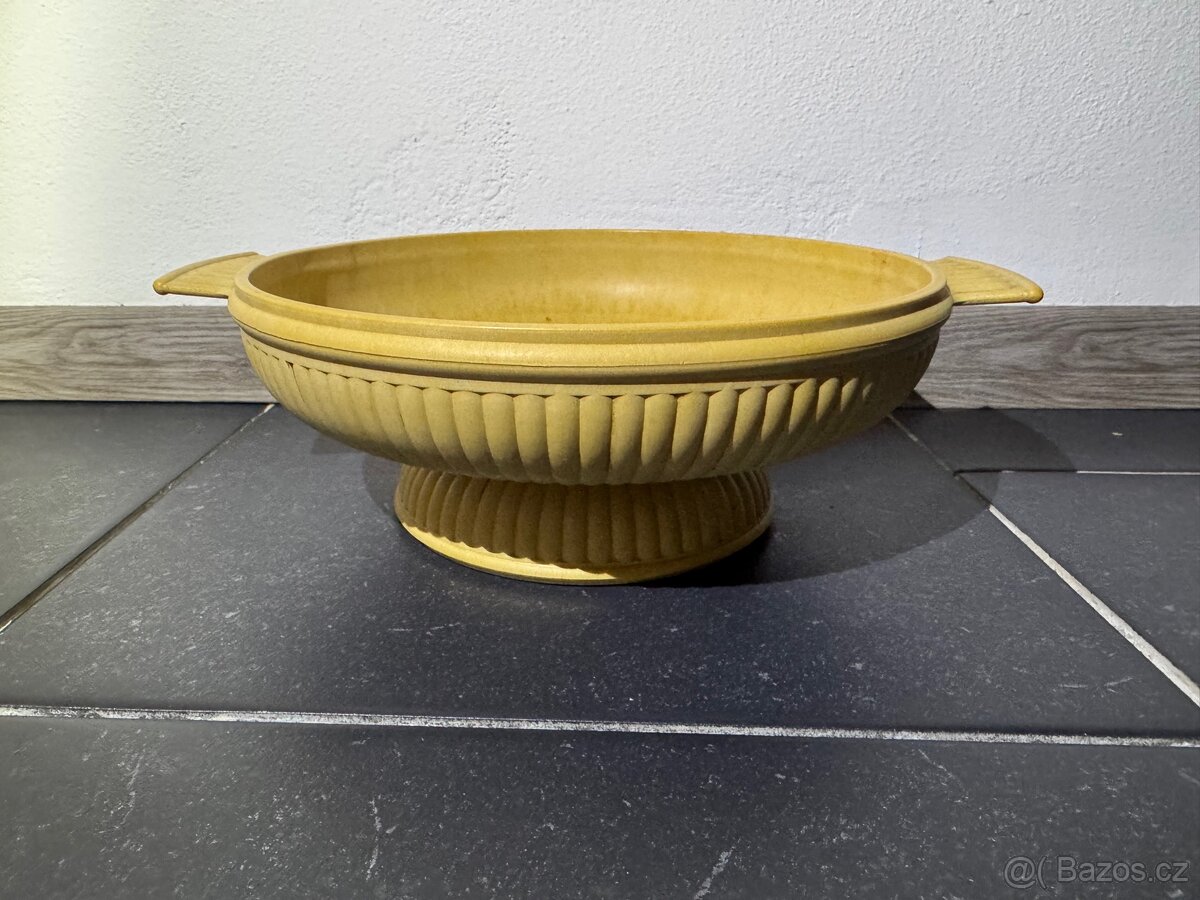 Retro bakelitová mísa světlá, 25 cm
