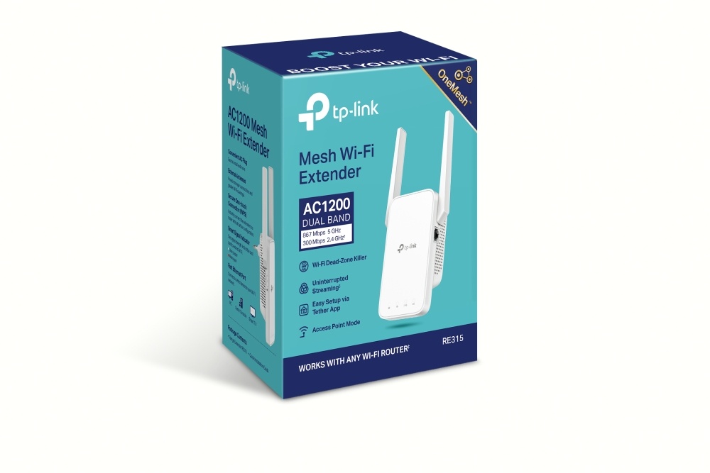 Extender TP-Link RE315 AC1200 Wi-Fi 5